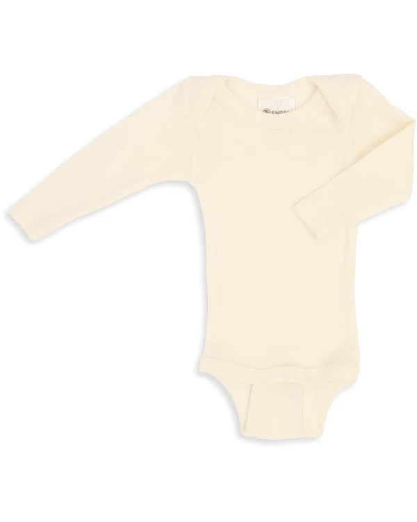Body i 100% ekologisk merinoull, naturvit