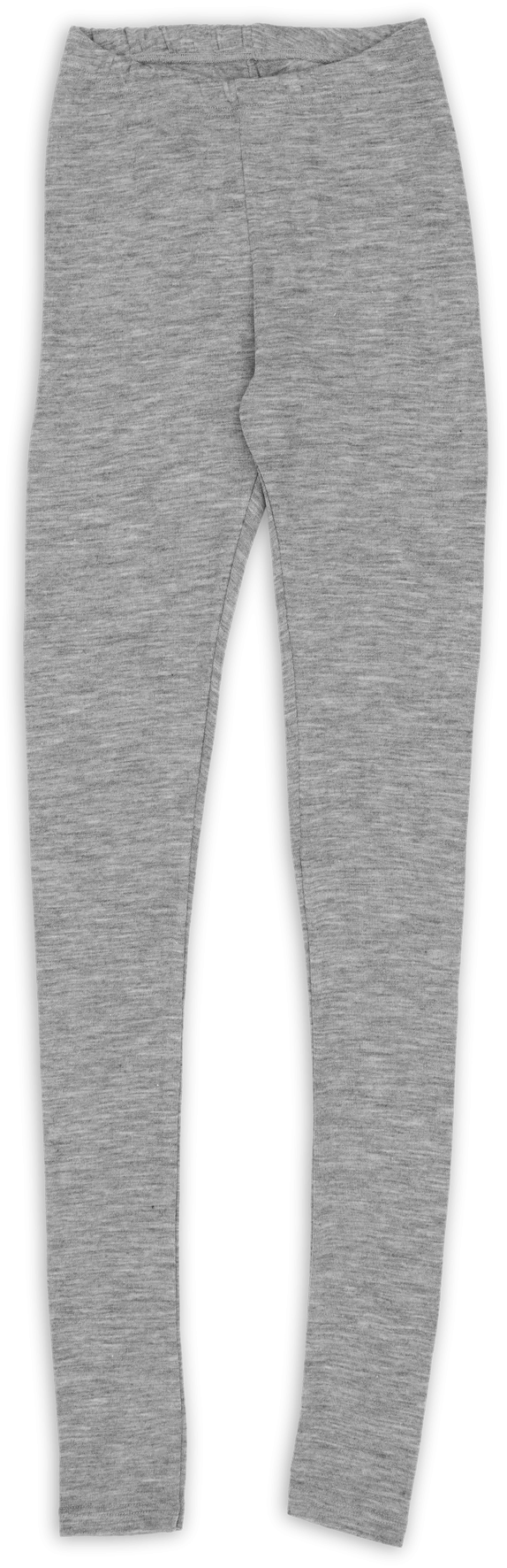Leggings i 70/30 ekologisk merinoull/silke - Ljusgrå