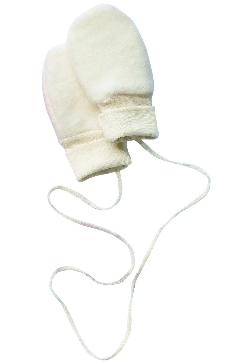 Babyvantar ullfleece - 100% ekologisk merinoull - Naturvita