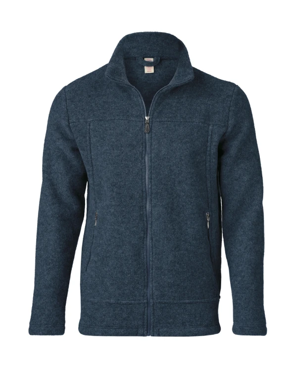 Ullfleecejacka i 100% ekologisk merinoull - HERR - Beställningsvara