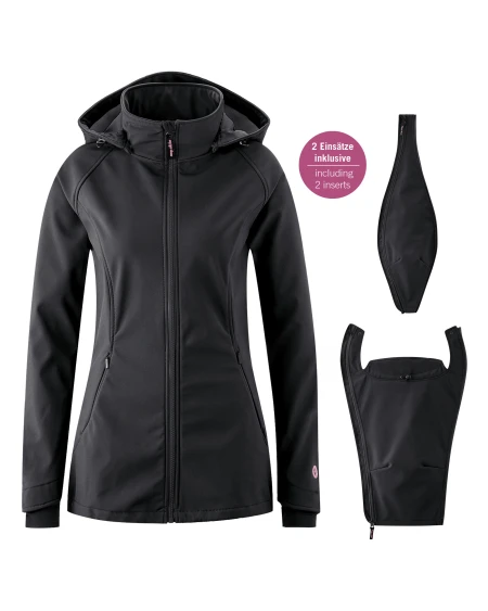 Alternativ vy av Mamalila - Softshell Babywearing Jacket Allrounder - Black