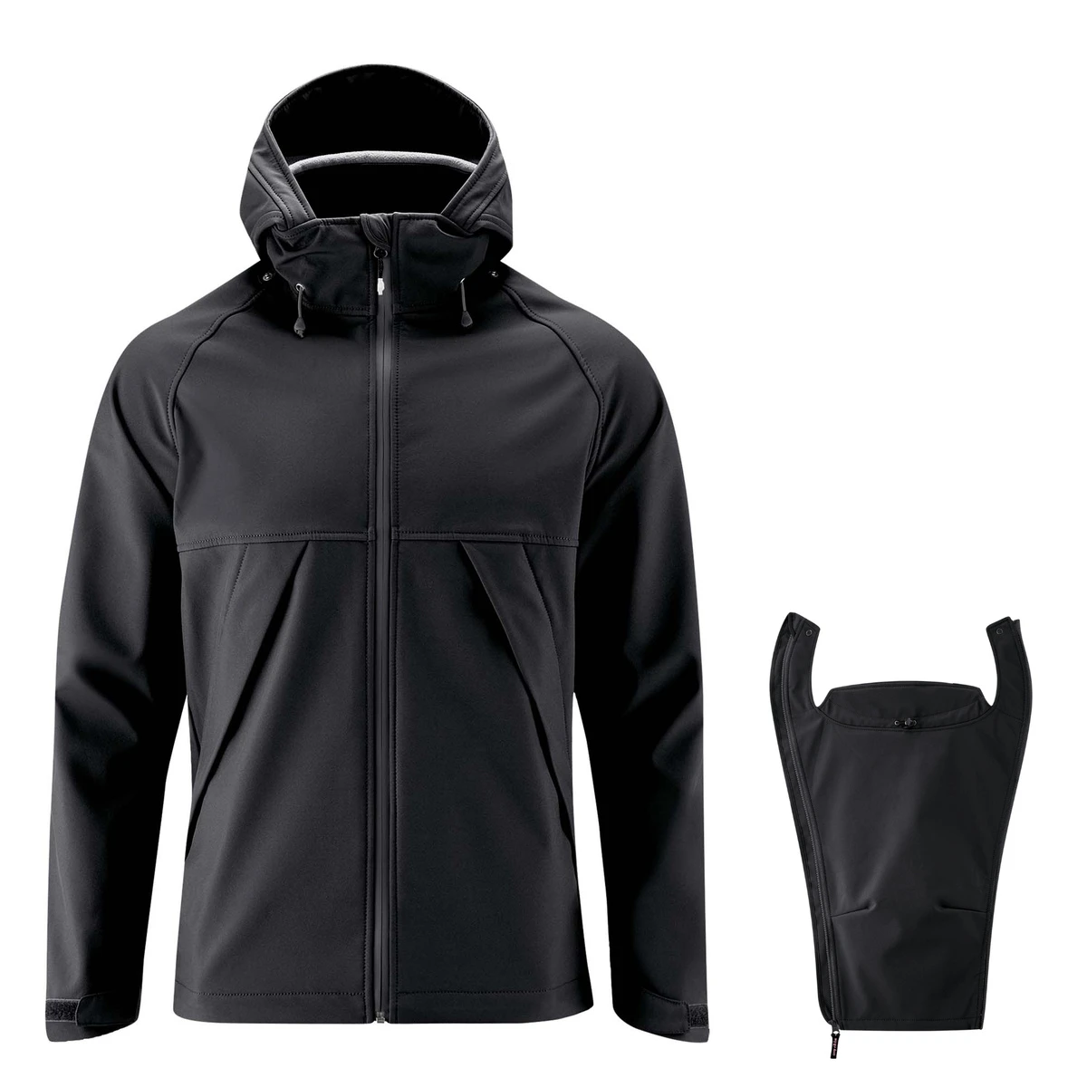 Mamalila – Softshell Babywearing Jacket for Men Allrounder - Svart