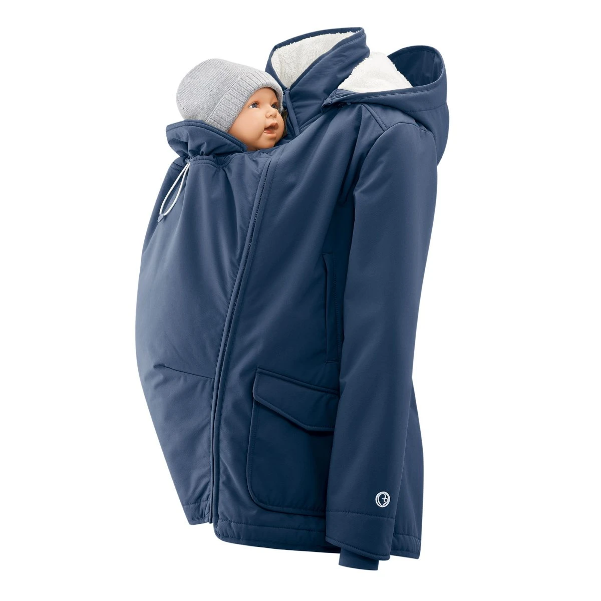 Allweather Babywearing Jacket Cosy Allrounder - Navy - Medium - Mamalila - Bild 10