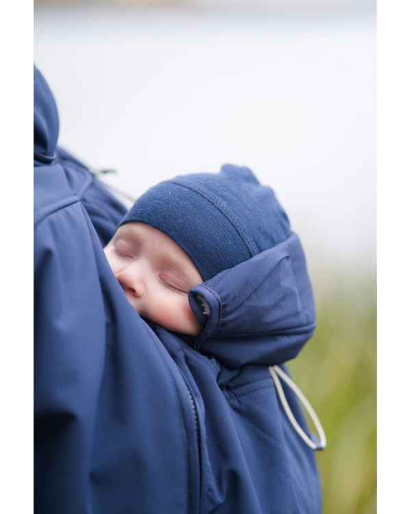 Alternativ vy av Allweather Babywearing Jacket Cosy Allrounder - Navy - Medium - Mamalila