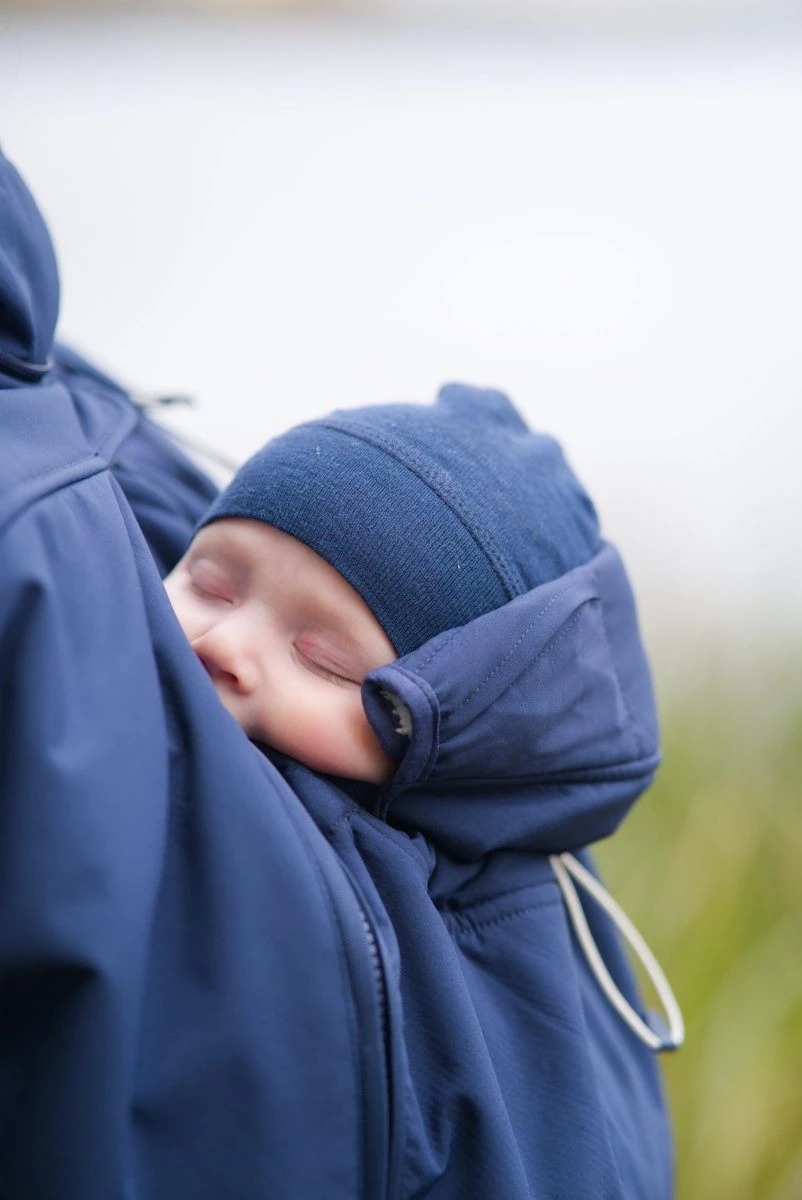 Allweather Babywearing Jacket Cosy Allrounder - Navy - Medium - Mamalila - Bild 2