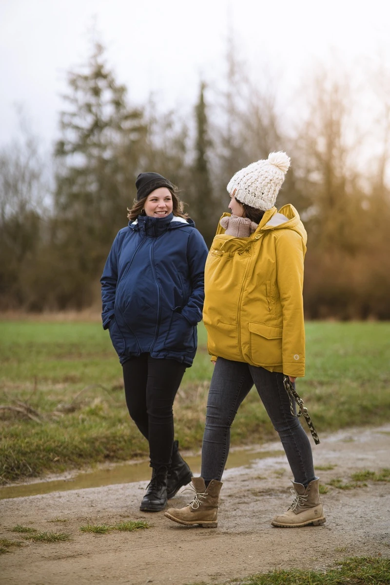 Allweather Babywearing Jacket Cosy Allrounder - Navy - Medium - Mamalila - Bild 6