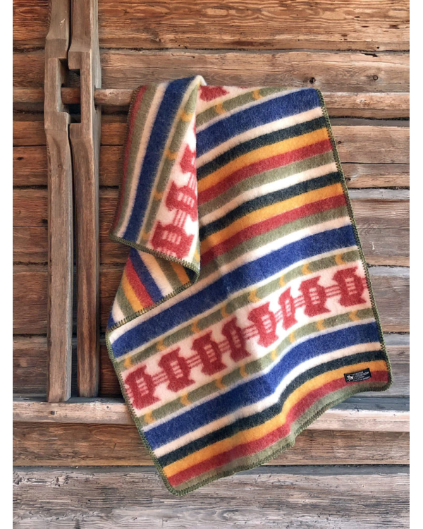 Barnfilt RÄTTVIK - 100 % norsk ekologisk ull