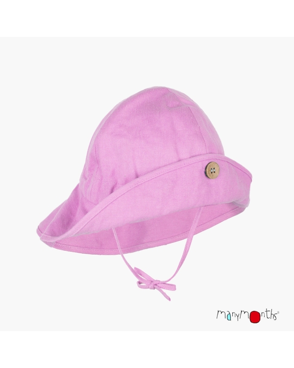 Solhatt - hampa/ekologisk bomull - Cyklamen Blossom - Many Months