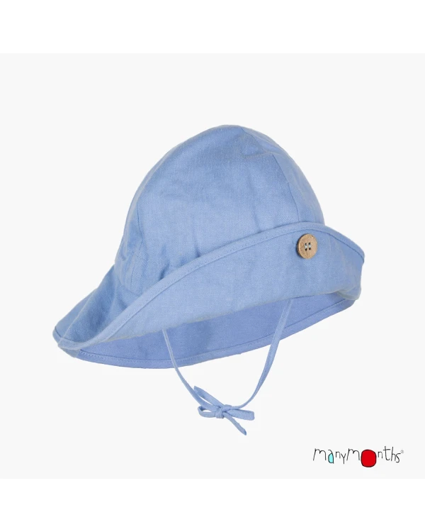 Solhatt - hampa/ekologisk bomull - Della Robbia Blue - Many Months