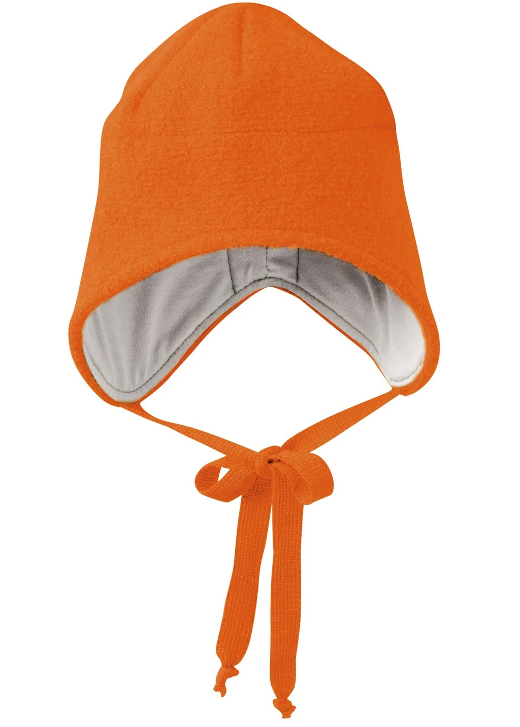 Ekologisk mössa i 100 % kokt merinoull - Orange - Disana