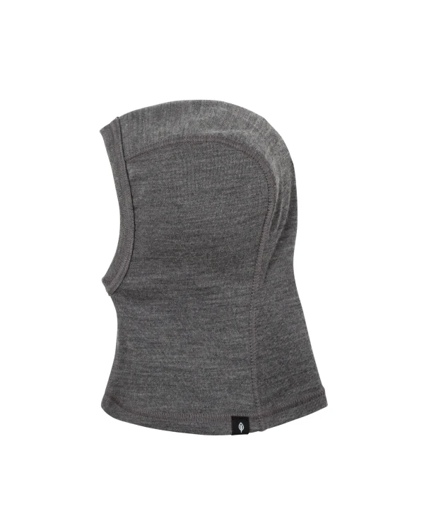 Balaclava i 70/30 ekologisk ull/silke – Gråmelerad - Pure Pure by bauer
