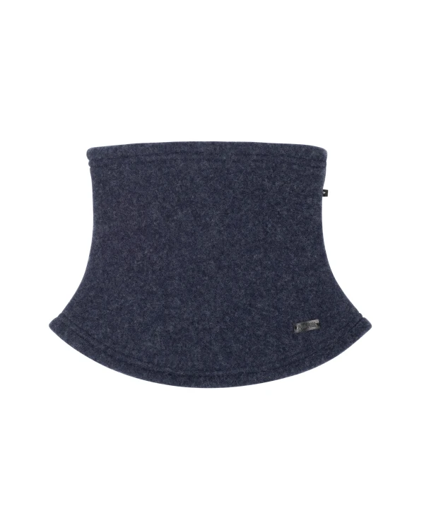 Halskrage/Fuskpolo i 100 % ekologisk merinoull - Marinblå - Pure Pure by bauer