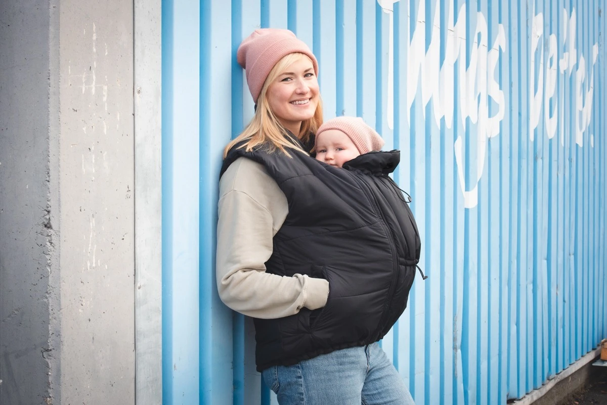 Babywearing vest - Stockholm - Black - Unisex - Mamalila - Bild 4