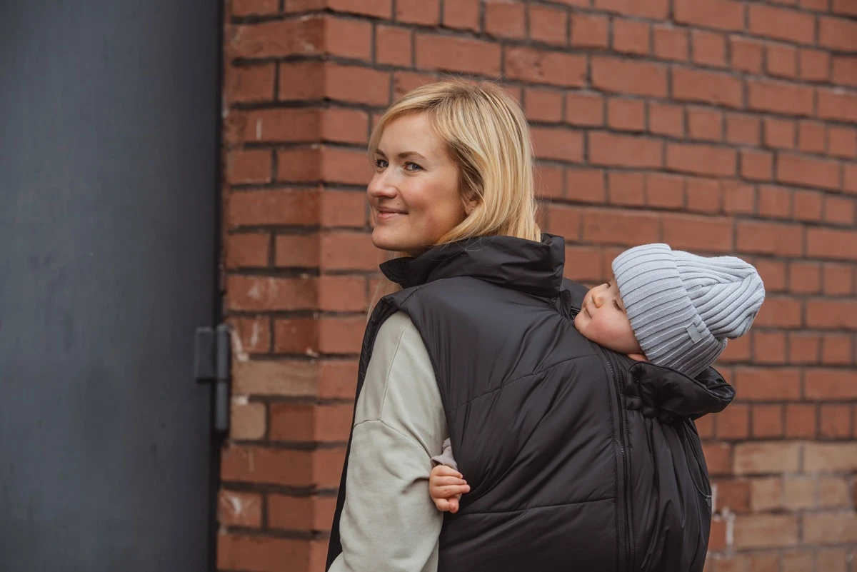 Babywearing vest - Stockholm - Black - Unisex - Mamalila - Bild 8