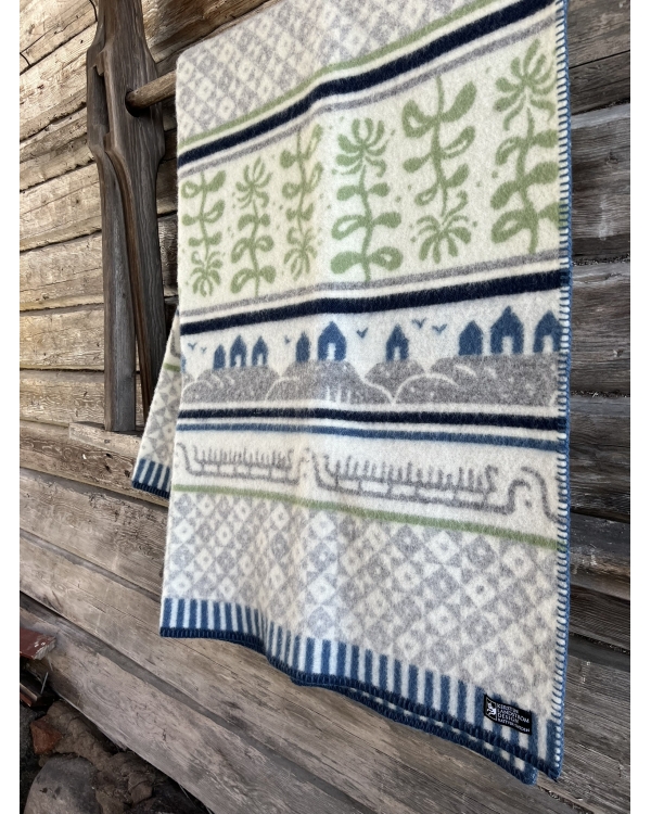 Ullfilt BOHUS – SOMMMAR - 100 % ekologisk lammull – Kerstin Landström Design