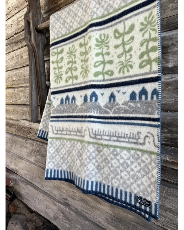 Ullfilt BOHUS – SOMMMAR - 100 % ekologisk lammull – Kerstin Landström Design