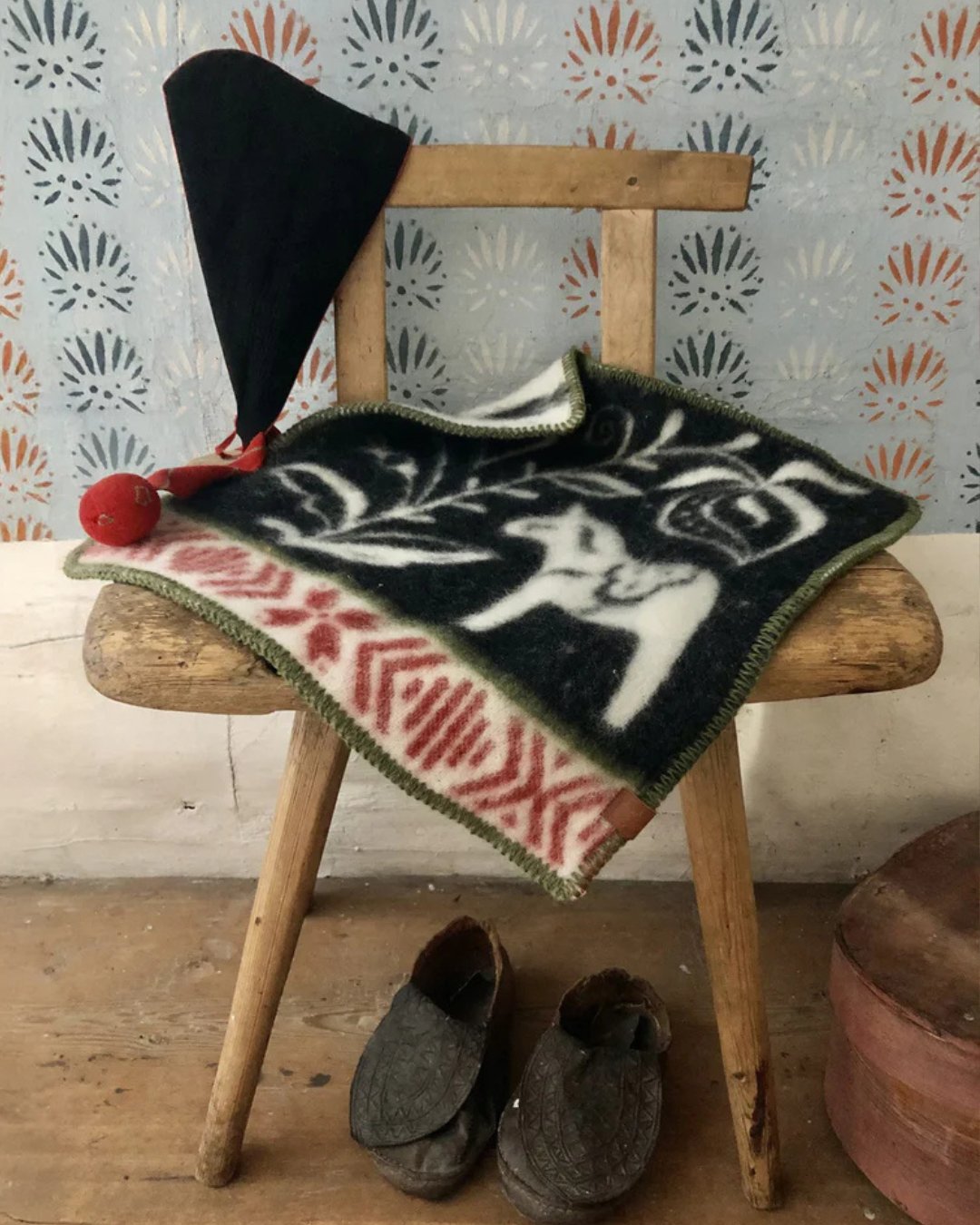 Sittunderlag DALARNA – 100 % lammull - Kerstin Landström Design