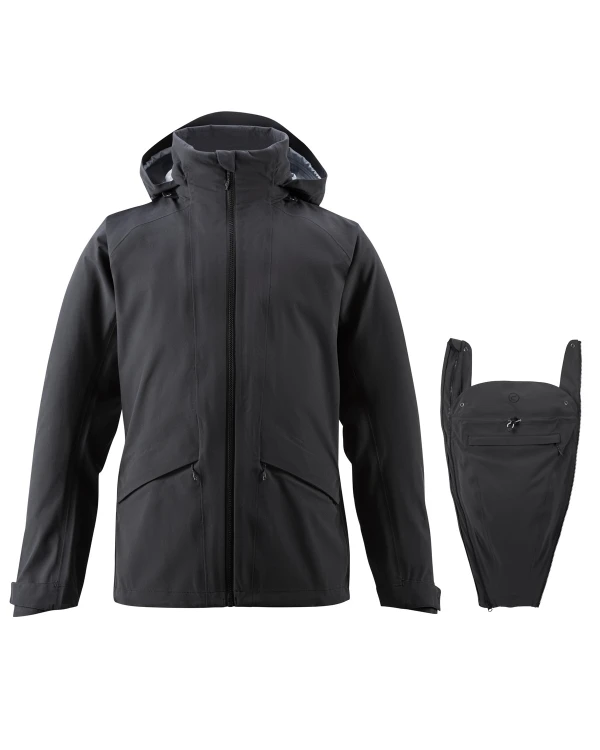 Alternativ vy av Mamalila - Outdoor Babywearing Jacket Man Explorer - Hardshell - Black