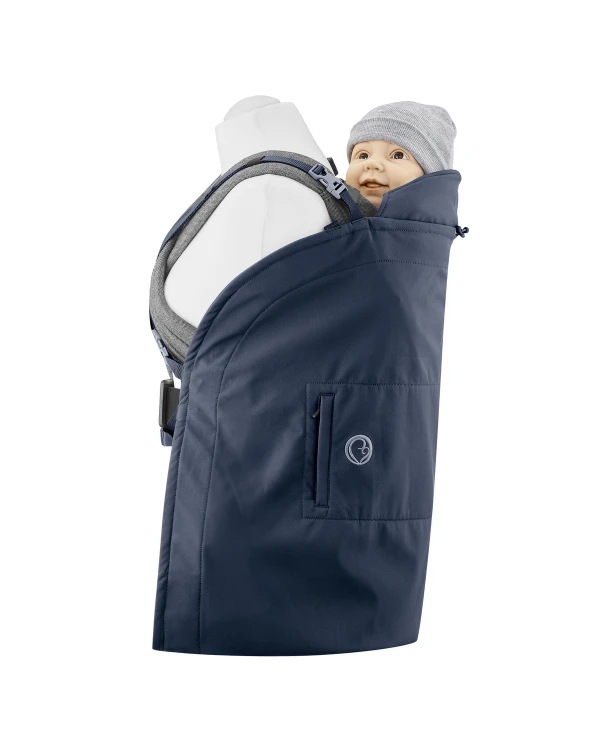 Softshell Babywearing Cover Allrounder - Regn/Vindskydd - Navy