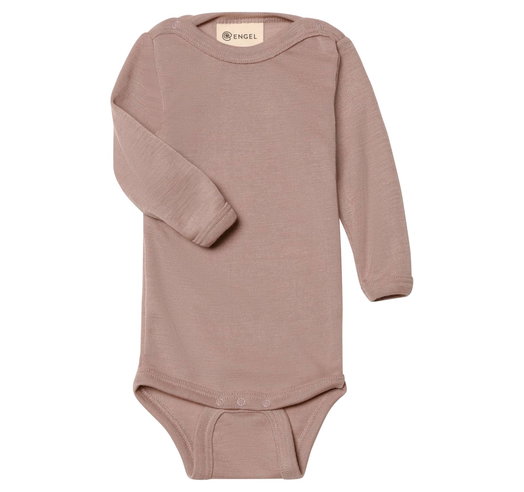 Body i 70/30 ekologisk merinoull/silke - Dusty Rose