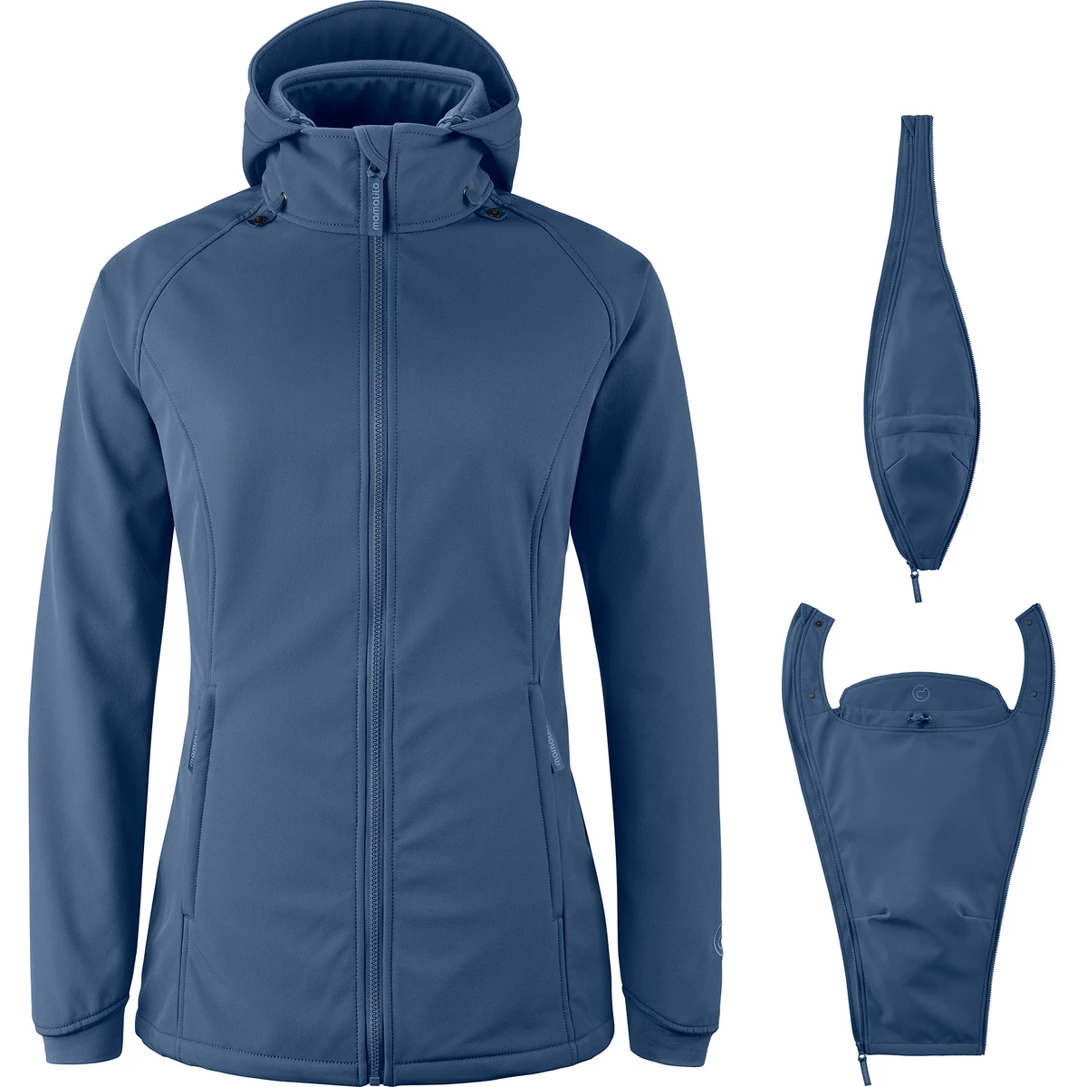 Mamalila - Softshell Babywearing Jacket Allrounder fit - Navy