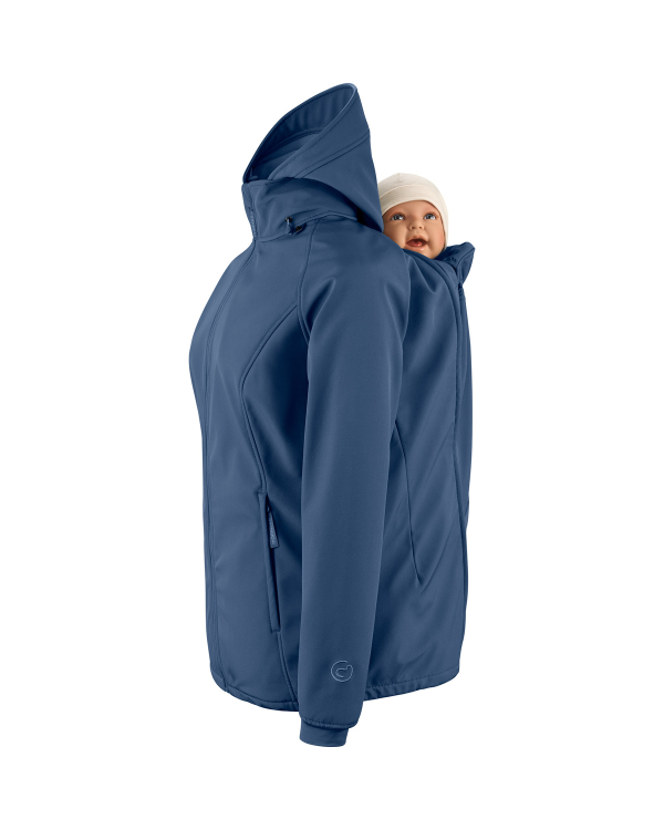 Alternativ vy av Mamalila - Softshell Babywearing Jacket Allrounder fit - Navy