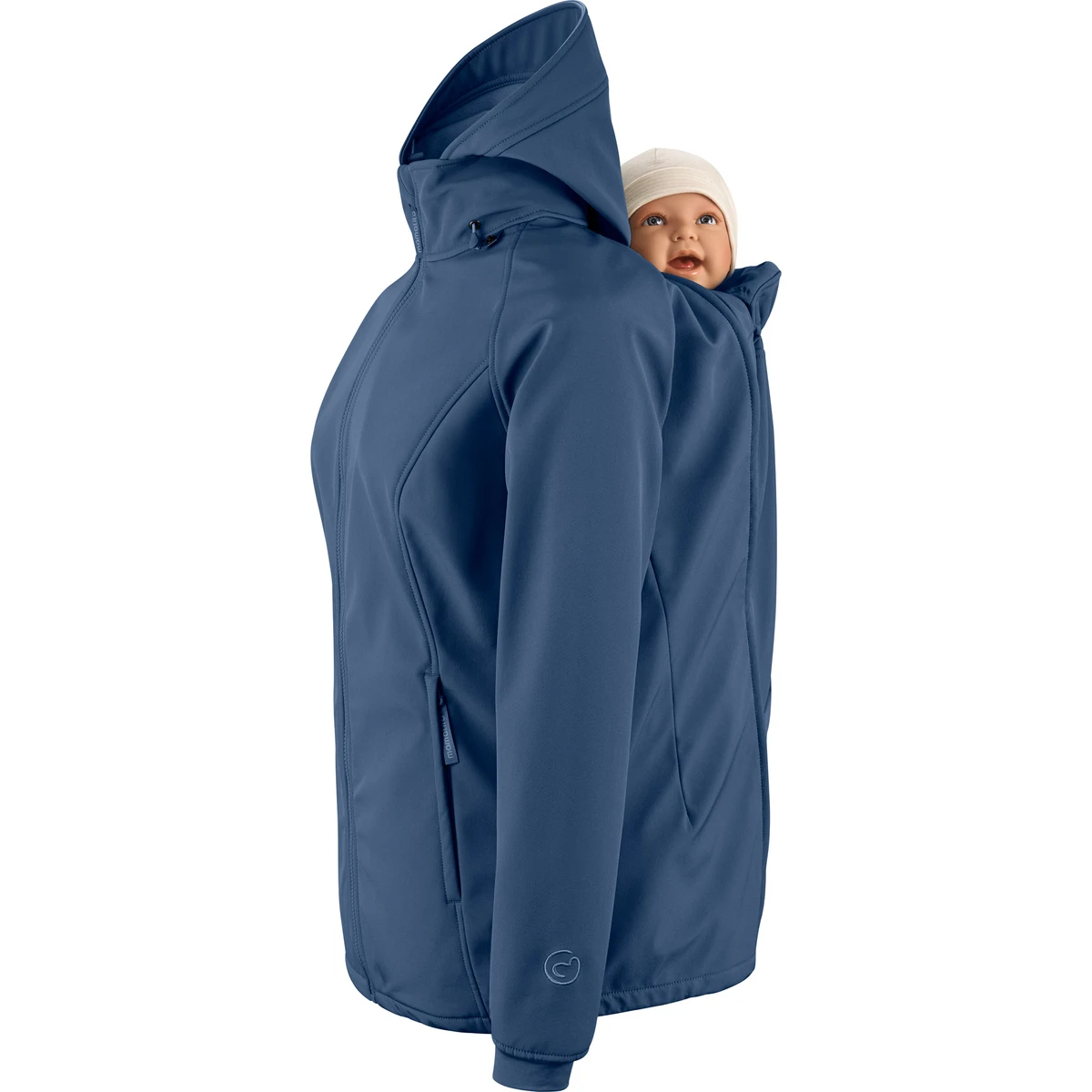 Mamalila - Softshell Babywearing Jacket Allrounder fit - Navy - Bild 2
