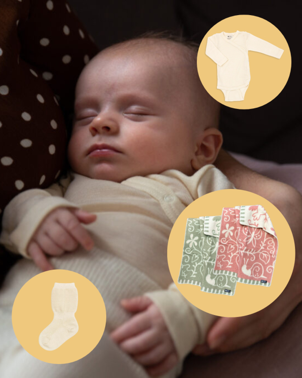 Baby-startpaket – Lilla paketet – Ull & Mys - 3 artiklar
