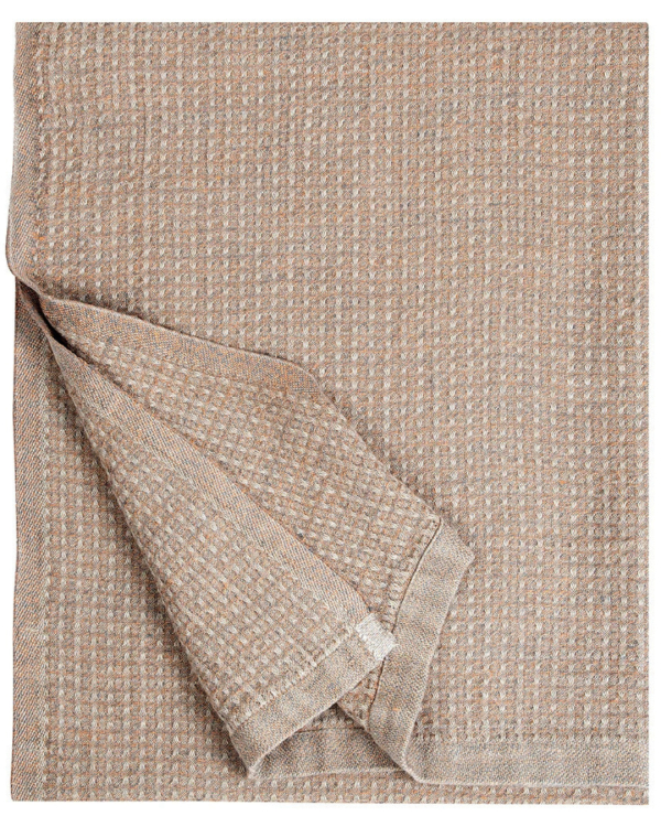 Badhandduk i 100 % lin – 75 × 160 cm – LUOTO – linne & brun– Lapuan Kankurit