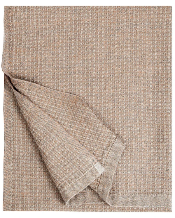 Badhandduk i 100 % lin – 75 × 160 cm – LUOTO – linne & brun– Lapuan Kankurit